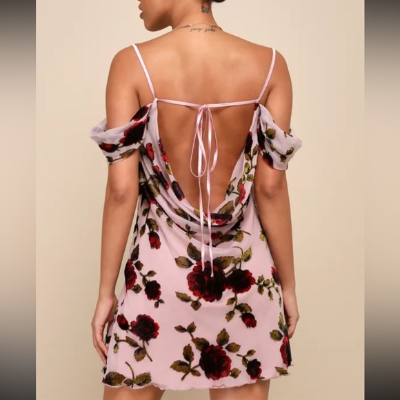 Floral Off-Shoulder Dress - Picture 4 of 5